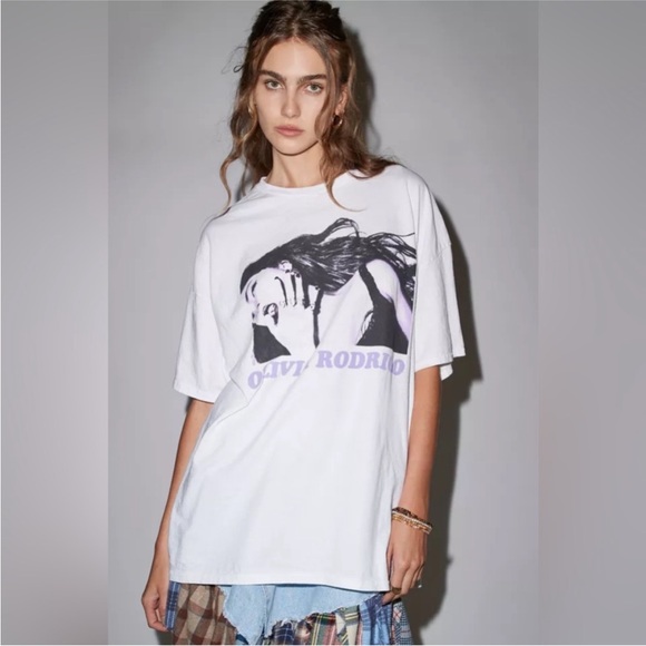 Urban Outfitters Olivia Rodrigo UO Exclusive Guts T-Shirt Dress - Picture 1 of 8